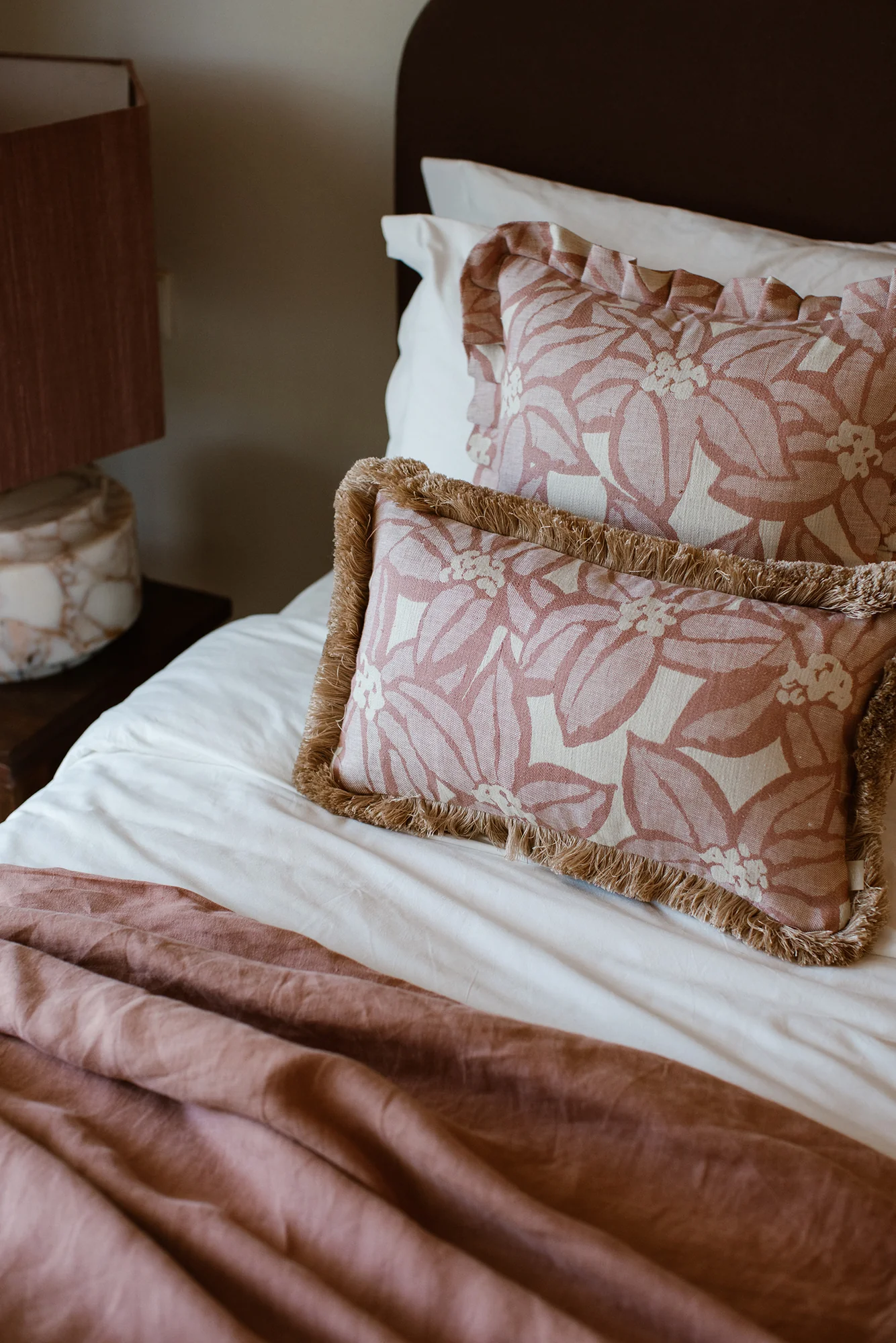 Cushion Michelle Vintage Rose (45x45cm) - Image 3