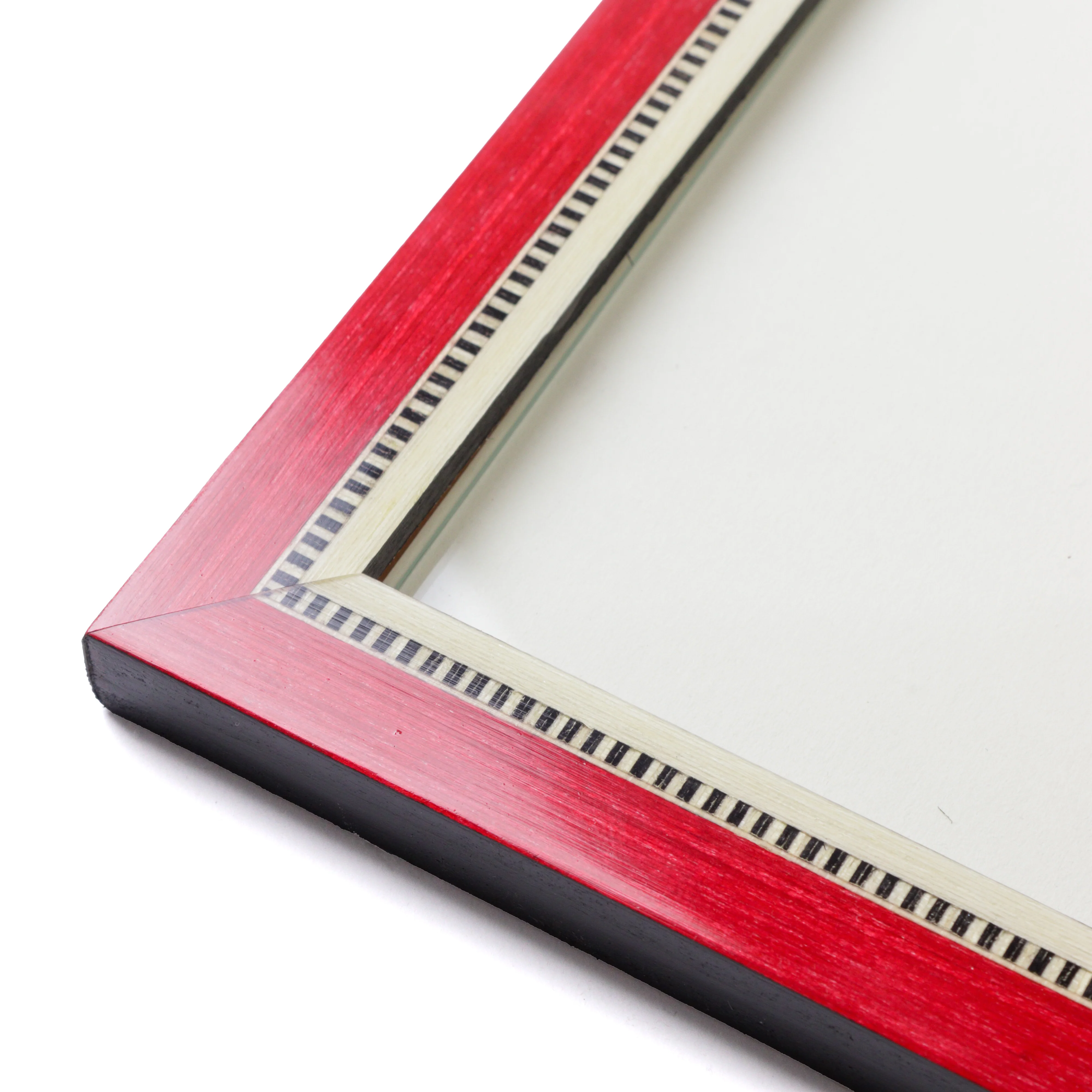 Hand-Inlaid Wooden Frame Ines | Ruby Red | Medium - Image 6